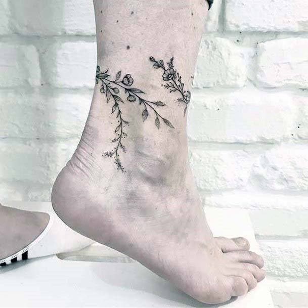 Womens Ankle Tattoo