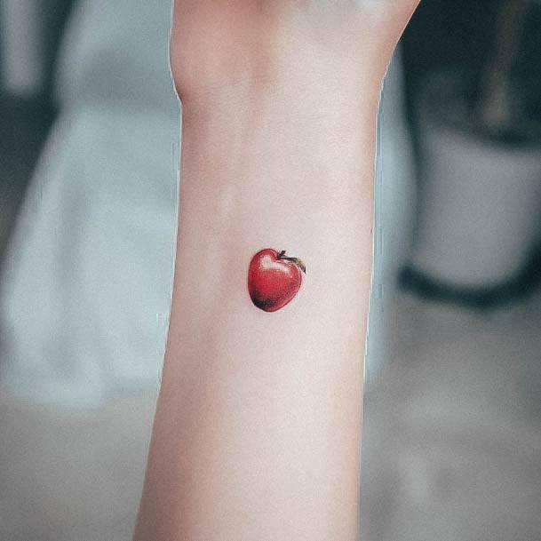 Womens Apple Tattoo Looks