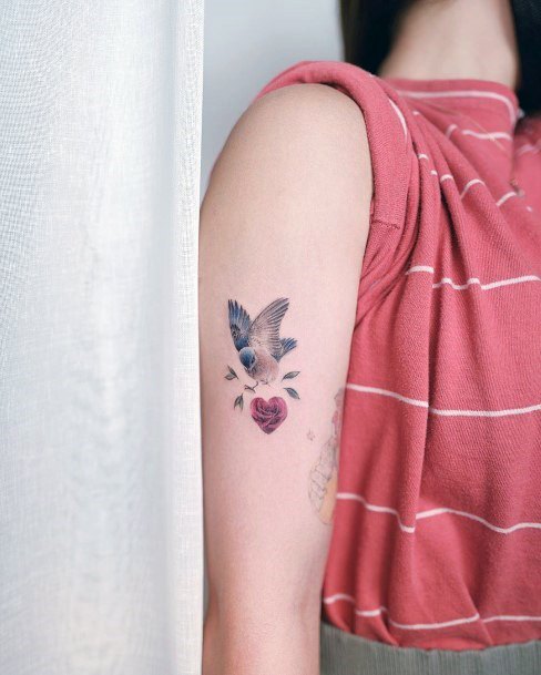 Womens Arms Bird Tattoos