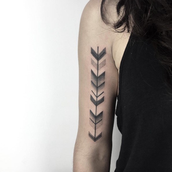 Womens Arms Cool Direection Tattoo