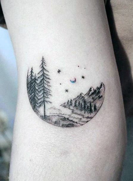 Womens Arms Tree Tattoo