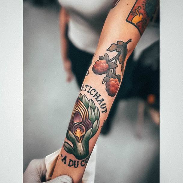 Womens Artichoke Tattoos