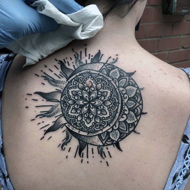 Top Best Sun Tattoos For Women Ancient Light Designs