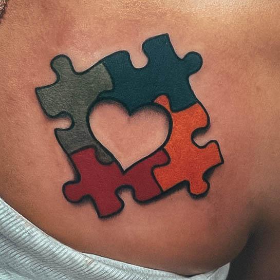 Womens Autism Good Looking Tattoos