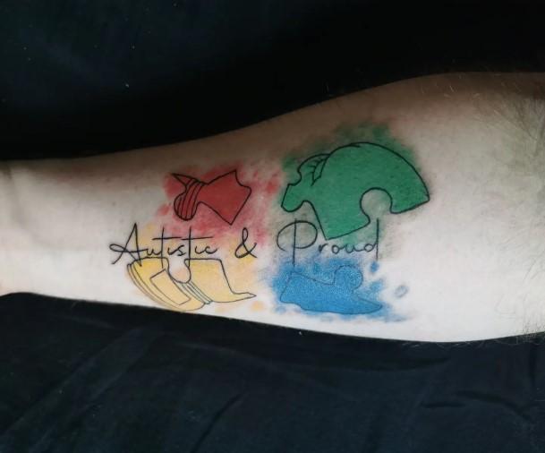 Womens Autism Super Tattoo Designs