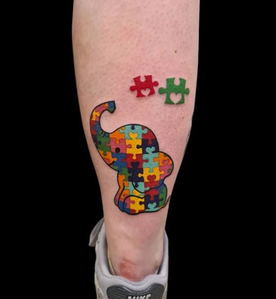 Womens Autism Tattoo Design Ideas