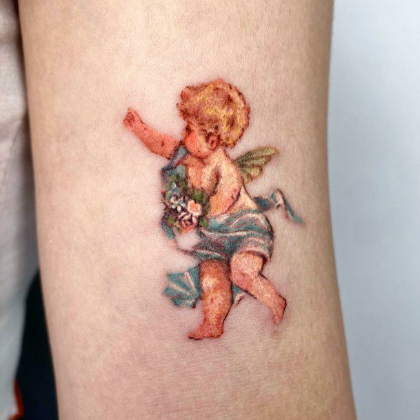 Womens Baby Angel Tattoos