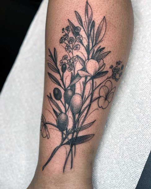 Womens Babys Breath Good Looking Tattoos