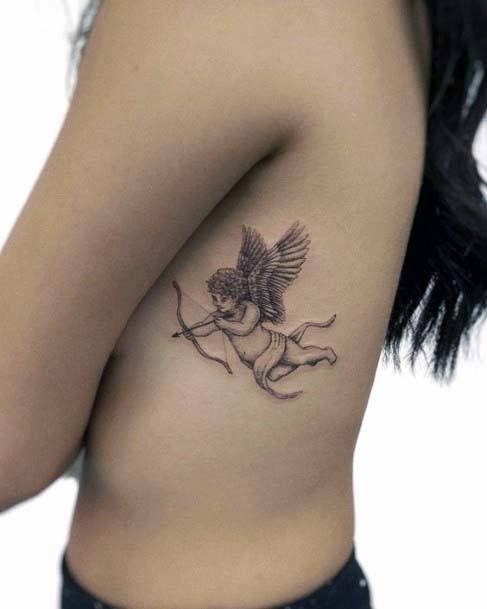 Womens Back Angel Tattoo Art