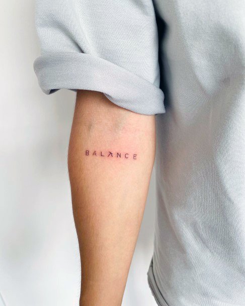 Womens Balance Tattoo Design Ideas