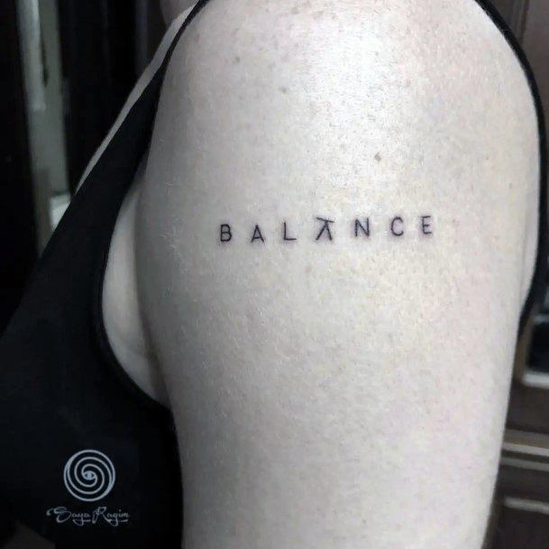 Womens Balance Tattoos
