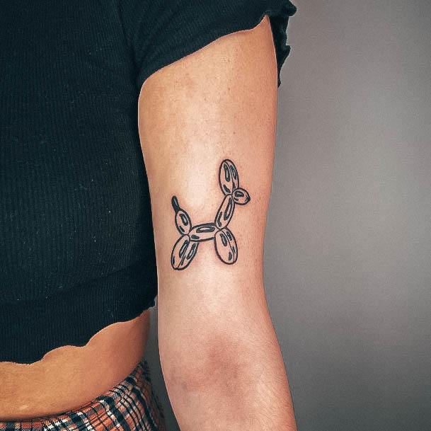 Womens Ballon Animal Good Looking Tattoos