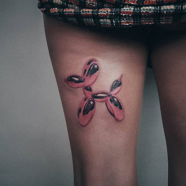 Womens Ballon Animal Super Tattoo Designs