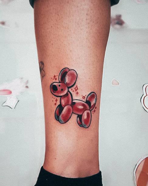 Womens Ballon Animal Tattoo Design Ideas