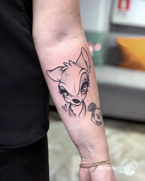 Womens Bambi Tattoo Ideas