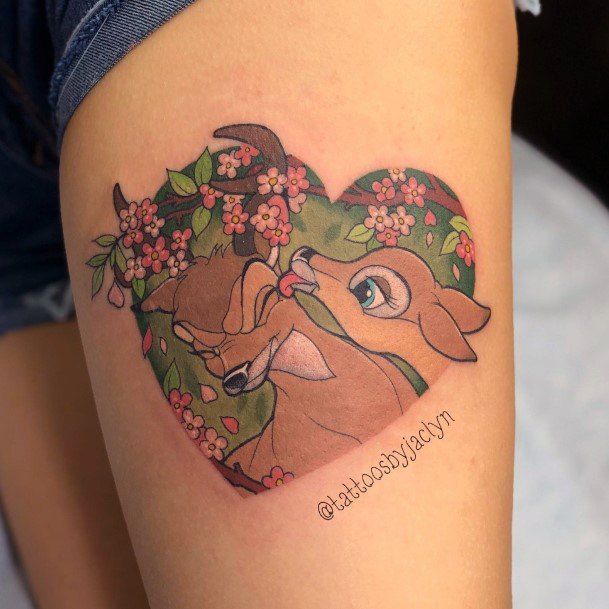 Womens Bambi Tattoos