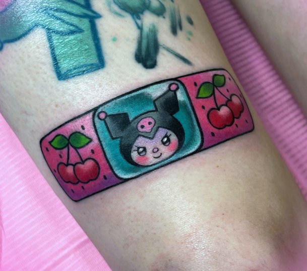 Womens Bandaid Girly Tattoo Designs