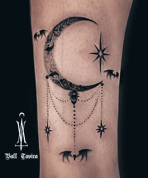 Womens Bat Good Looking Tattoos