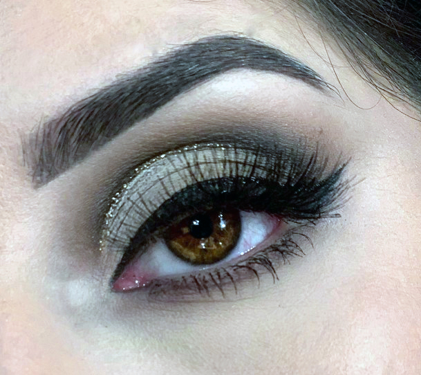 Womens Beautiful Dark Brown Eyeshadow Ideas