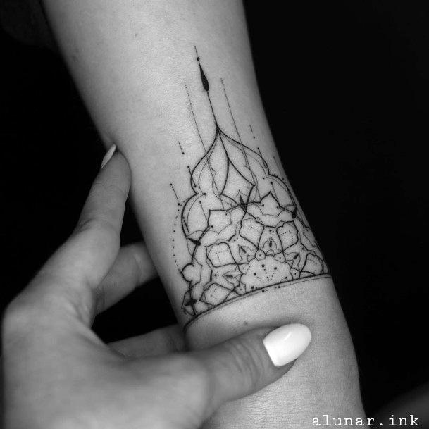 Womens Black Ink Tattoo Ideas