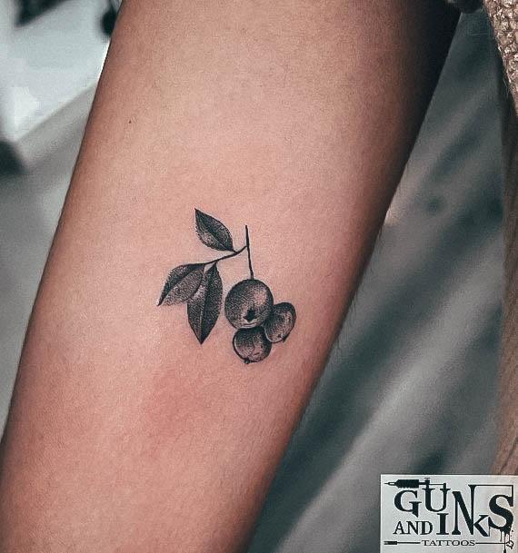 Womens Blueberry Designs For Tattoos