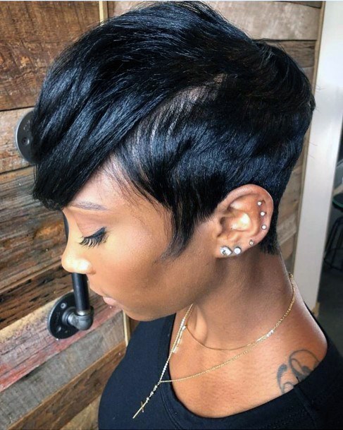 Womens Bob Hot Hairstyle Black Colored