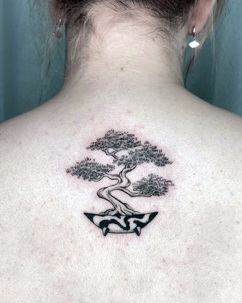 Womens Bonsai Girly Tattoo Designs