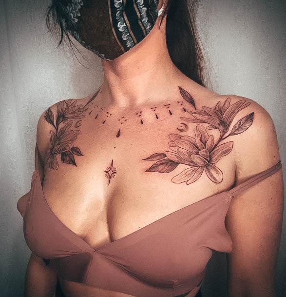 Womens Boob Tattoo Design Ideas