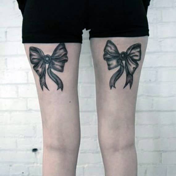 Womens Bow Good Looking Tattoos