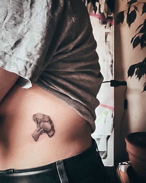 Womens Broccoli Good Looking Tattoos