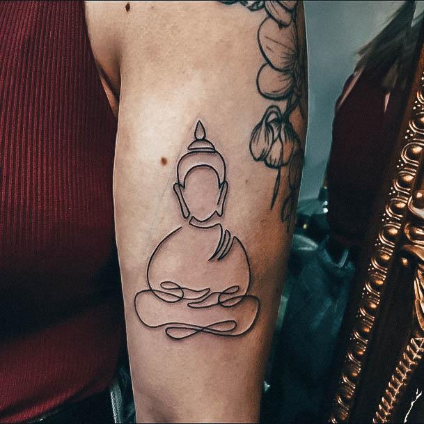 Womens Buddha Super Tattoo Designs