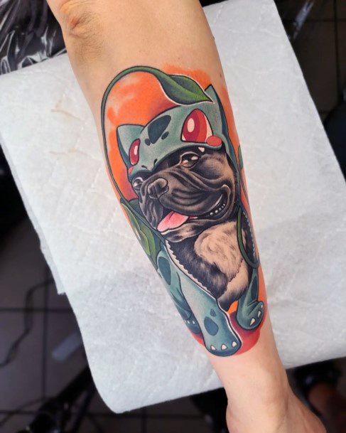 Womens Bulbasaur Girly Tattoo Designs