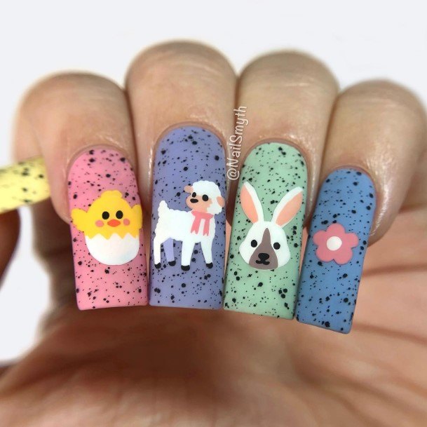 Womens Bunny Good Looking Nails