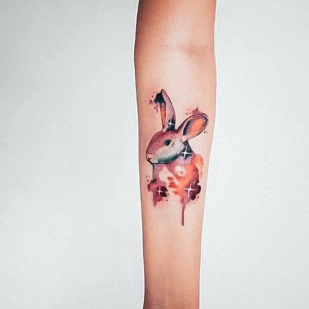 Womens Bunny Rabbit Tattoo Looks