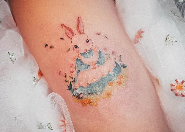 Womens Bunny Rabbit Tattoos