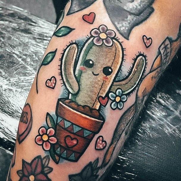 Womens Cactus Tattoos