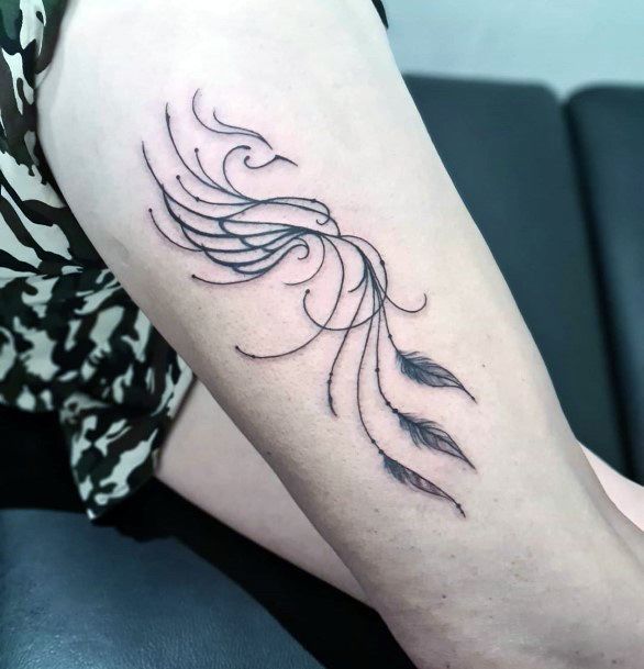 Womens Calg Phoenix Tattoo