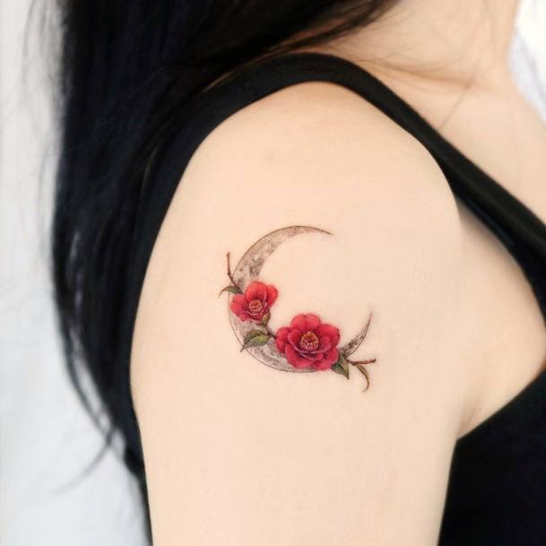 Womens Camellia Tattoos