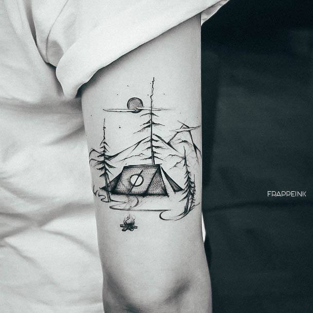 Womens Camping Tattoos