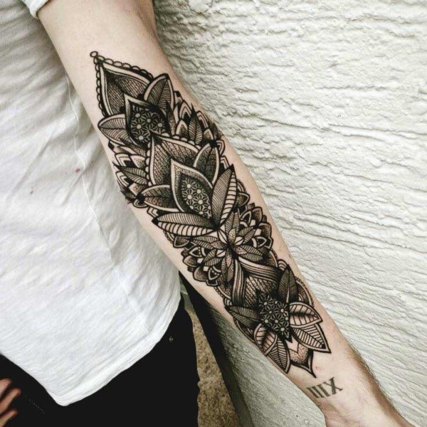 Womens Captivating Art Forearm Tattoo