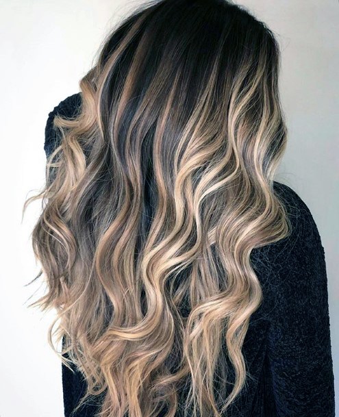 Womens Caramel Blond Balayage Perfect To Take Anyones Breath Away