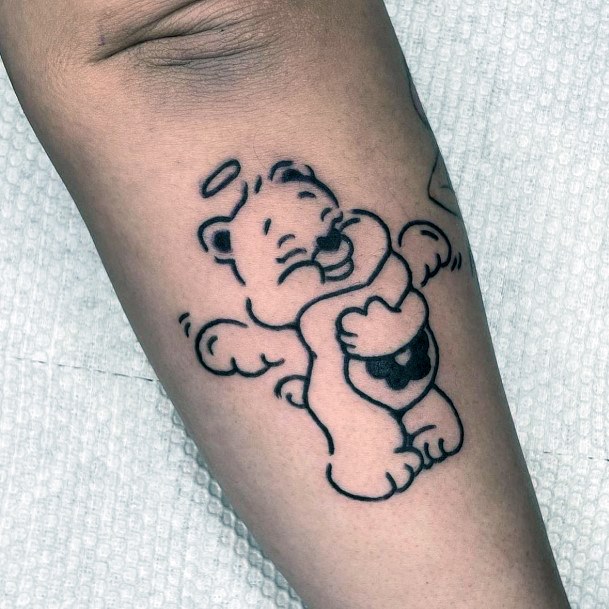 Womens Carebears Girly Tattoo Designs