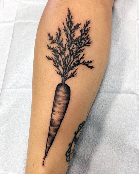 Womens Carrot Tattoo Ideas