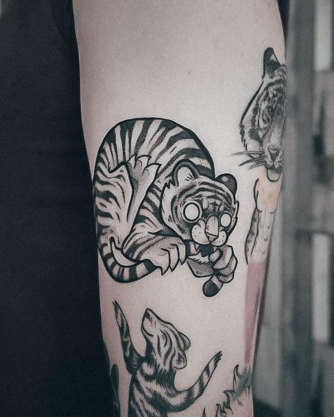 Womens Cartoon Super Tattoo Designs