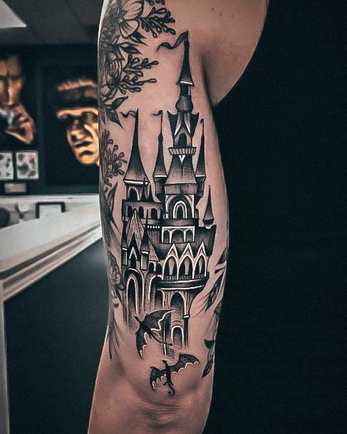 Womens Castle Super Tattoo Designs