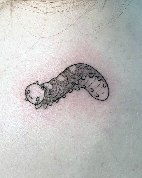 Womens Caterpillar Tattoo Design Ideas