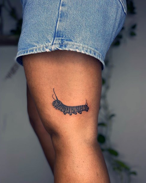 Womens Caterpillar Tattoos