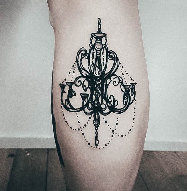 Womens Chandelier Tattoos