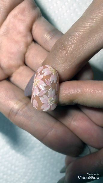 Womens Cherry Blossom Sakura Good Looking Nails