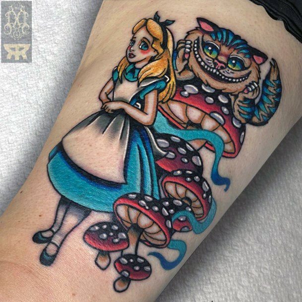 Womens Cheshire Cat Good Looking Tattoos